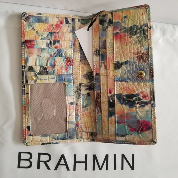 NWT Brahmin Superbloom Melbourne Ady Wallet - Picture 9 of 12